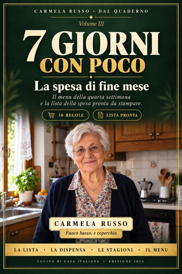 Copertina di La spesa di fine mese